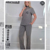 b4-30111 Cotpark Комплект домашней одежды для крупных дам: кофта и штаны, XL-4XL, 1 пачка (4 шт)