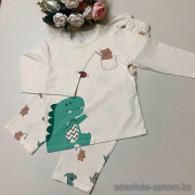 d7-440 Комплект детской пижамы: кофта и штаны, 110-160, 1 пачка (6 шт)