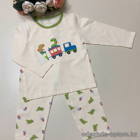 d7-441 Комплект детской пижамы: кофта и штаны, 110-160, 1 пачка (6 шт)