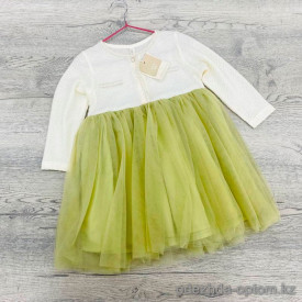 d9-1531 Платье детское с длинным рукавом, 4-8 лет, 1 пачка (5 шт)