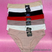 b6-2617 Coeur Joie Трусики женские трикотажные мягкие плавки, M-XL, 1 пачка (6 шт)