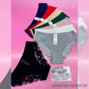 b6-6689-3 Lavolle Трусики женские однотонные, XL-3XL, 1 пачка (12 шт)