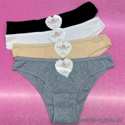 b6-9258 Lavolle Трусики женские однотонные, M-XL, 1 пачка (12 шт)