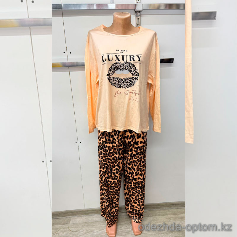 b8-0232 Комплект женской бамбуковой домашней одежды: кофта и штаны, XL-4XL, 1 пачка (4 шт) b8-0232 Комплект женской бамбуковой домашней одежды: кофта и штаны, XL-4XL, 1 пачка (4 шт)