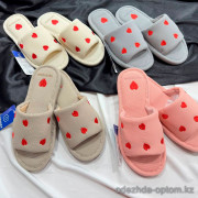 b16-0130 Omvana Тапочки женские открытые, 36-41, 1 пачка (6 пар)