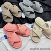 b16-0131 Omvana Тапочки женские открытые, 36-41, 1 пачка (6 пар)