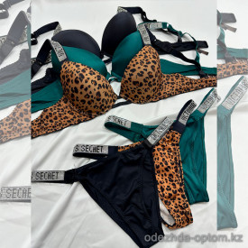 b16-8036 Комплект кружевного нижнего белья: бюстгальтер и трусики, чашка C, 1 пачка (3 шт)