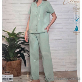 b4-92312 Nicoletta Комплект женской пижамы: рубашка и штаны, S-XL, 1 пачка (4 шт)