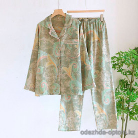 d7-0099-1 Комплект женской пижамы: рубашка и штаны, M-XL, 1 пачка (3 шт)