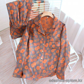 d7-0106-3 Комплект женской пижамы: рубашка и штаны, M-XL, 1 пачка (2 шт)