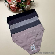 d7-1832PD2 Donella Трусики женские однотонные с широкой резинкой, 1 пачка (10 шт)