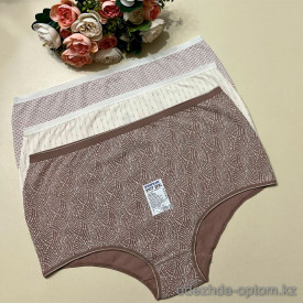 d7-8407 Baykar Трусики женские высокие, большие размеры, 1 пачка (12 шт)