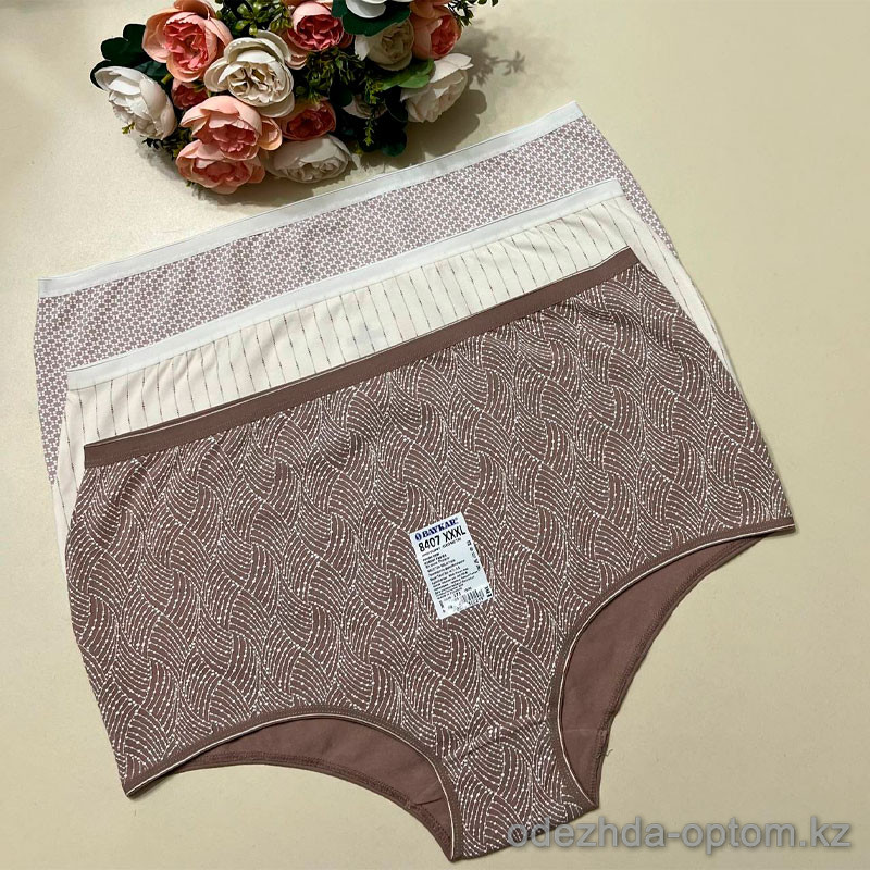 d7-8407 Baykar Трусики женские высокие, большие размеры, 1 пачка (12 шт) d7-8407 Baykar Трусики женские высокие, большие размеры, 1 пачка (12 шт)