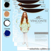 k4-8096 Vinconte Детские колготки из микрофибры, 7-13 лет, 200 ден, 1 пачка (6 шт)
