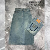 j4-0952 Юбка женская джинсовая, S-XL, стрейч, 1 пачка (4 шт)