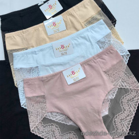 b16-3679-1 Lavolle Трусики женские кружевные, L-2XL, 1 пачка (12 шт)
