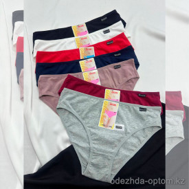 b16-6663 Трусики женские однотонные, 2XL-3XL, 1 пачка (12 шт)