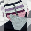 b16-8445-2 Anttifu Трусики женские однотонные, L-2XL, 1 пачка (12 шт)