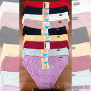 b2-6663 Трусики женские однотонные, 46-48, 1 пачка (12 шт)