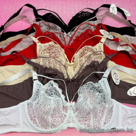 b6-8360-3 Orietta Avec Бюстгальтер без поролона с чокером, чашка D, 1 пачка (6 шт)