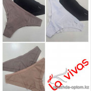 b4-20316 Lavivas Трусики женские однотонные, M-XL, 1 пачка (24 шт)