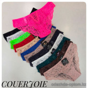 b4-2281-1 Coeur Joie Трусики женские кружевные слипы, M-XL, 1 пачка (6 шт)