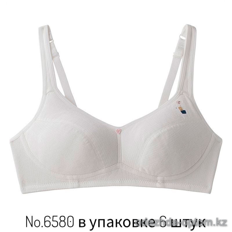b4-6580 Бюстгальтер без косточек на тонком поролоне, чашка A, 1 пачка (6 шт) b4-6580 Бюстгальтер без косточек на тонком поролоне, чашка A, 1 пачка (6 шт)