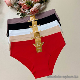 d7-6070-1 Lavolle Трусики женские однотонные, большие размеры, 2XL-4XL, 1 пачка (12 шт)