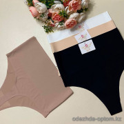 d7-7602 Lavolle Трусики женские высокие стринги, L-2XL, 1 пачка (12 шт)