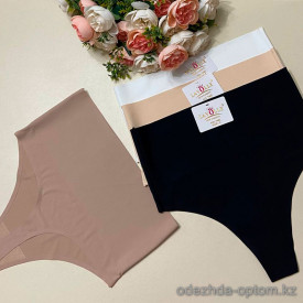 d7-7602 Lavolle Трусики женские высокие стринги, L-2XL, 1 пачка (12 шт)