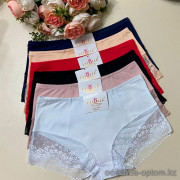 d7-7612 Lavolle Трусики женские высокие, L-2XL, 1 пачка (12 шт)