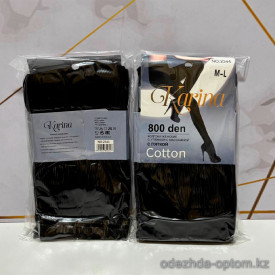 k2-2344-1 Karina Колготки женские без начеса с утяжкой, 3XL-5XL, 800 ден, 1 пачка (6 шт)