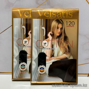k2-6805-3 Velsatis Колготки женские с пяткой без начеса, S-L, 120 ден, 1 пачка (6 шт)