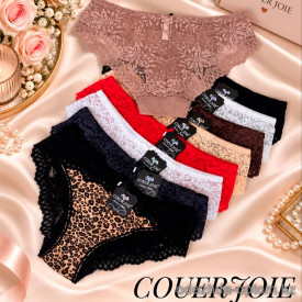 b4-2638 Coeur Joie Трусики женские кружевные, L-2XL, 1 пачка (6 шт)