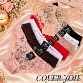 b4-2660-2 Coeur Joie Трусики женские кружевные, M-XL, 1 пачка (6 шт)