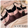 b4-A6633 Acousma Бюстгальтер без косточек на тонком поролоне, M-XL, 1 пачка (6 шт)