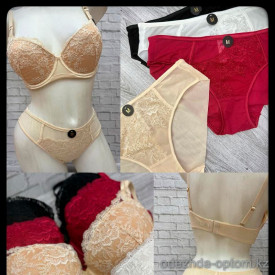 b5-9062-1 Комплект кружевного нижнего белья: бюстгальтер и трусики, 1 пачка (3 шт) b5-9062-1 Комплект кружевного нижнего белья: бюстгальтер и трусики, 1 пачка (3 шт)