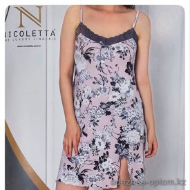 b4-81314 Nicoletta Сорочка женская на бретельках, S-XL, 1 пачка (4 шт)