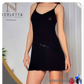 b4-81406 Nicoletta Сорочка женская на бретельках, S-XL, 1 пачка (4 шт)