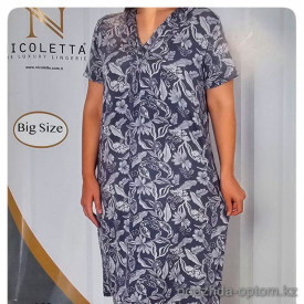 b4-81683 Nicoletta Платье женское домашнее, L-3XL, 1 пачка (4 шт)