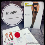 b5-09903 Чулки с кружевной резинкой капроновые, 1 пара