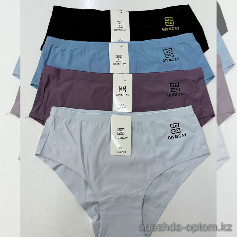 b8-2701 Трусики женские бесшовные, XL-3XL, 1 пачка (12 шт) b8-2701 Трусики женские бесшовные, XL-3XL, 1 пачка (12 шт)