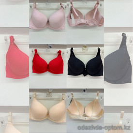 b8-598 Kamilia Flower Бюстгальтер на супер тонком поролоне, чашка B, 1 пачка (3 шт)