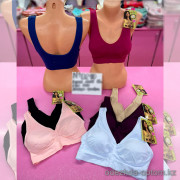 b6-0270 Топ женский на широких бретелях, стандарт (46-50), микро-фибра, 1 пачка (12 шт)