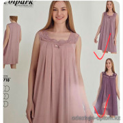 b4-10710 Cotpark Сорочка женская без рукавов, M-XL, 1 пачка (3 шт)