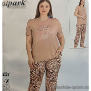 b4-14662 Cotpark Комплект женской пижамы: футболка и штаны, XL-2XL, 1 пачка (4 шт)