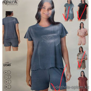 b4-17345 Cotpark Комплект женской пижамы: футболка и шорты, M-2XL, 1 пачка (4 шт)