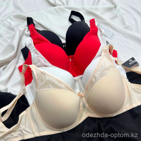 b16-19130 Бюстгальтер с сеточной вставкой, чашка D, 1 пачка (3 шт)