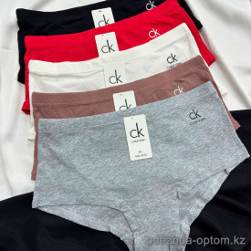 b16-3972 Lavolle Трусики женские однотонные с эмблемой, L-2XL, 1 пачка (12 шт)