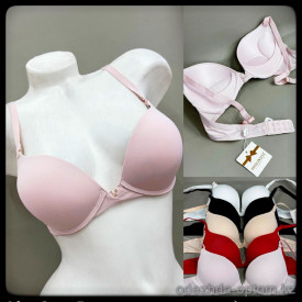 b5-0807-1 Бюстгальтер на тонком поролоне, чашка C, 1 пачка (3 шт)